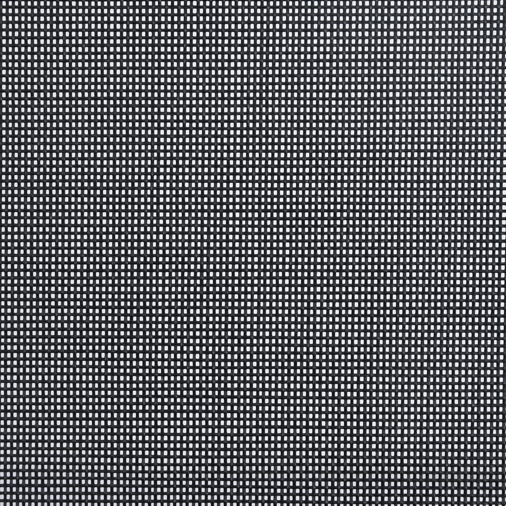 foldbare havestole 6 stk. textilene sort