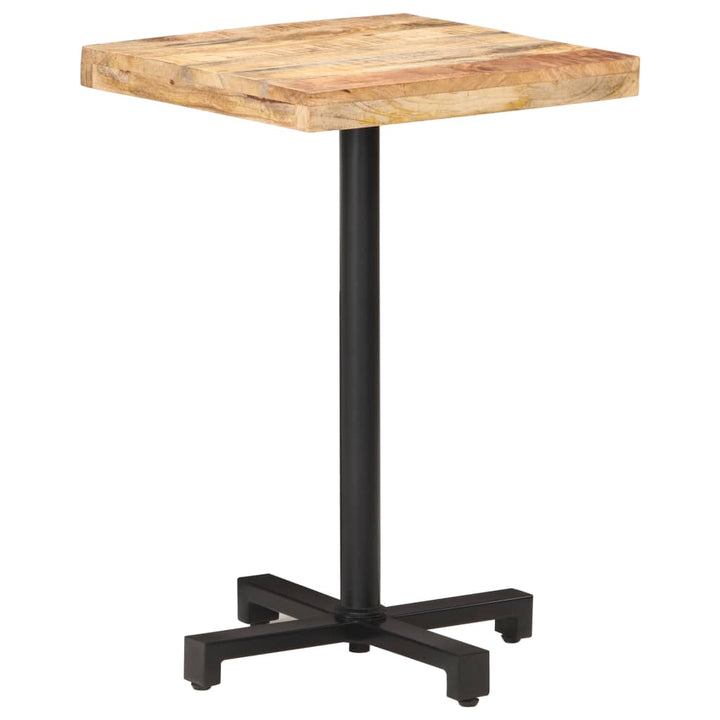 bistrobord 50x50x75 cm firkantet ru mangotræ