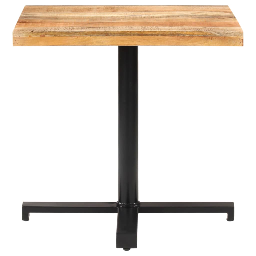 bistrobord 80x80x75 cm firkantet ru mangotræ