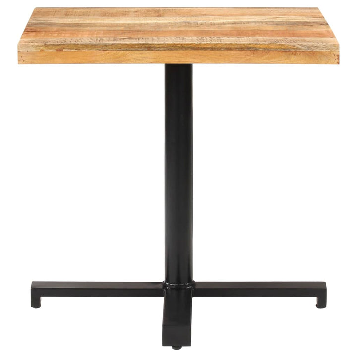 bistrobord 80x80x75 cm firkantet ru mangotræ