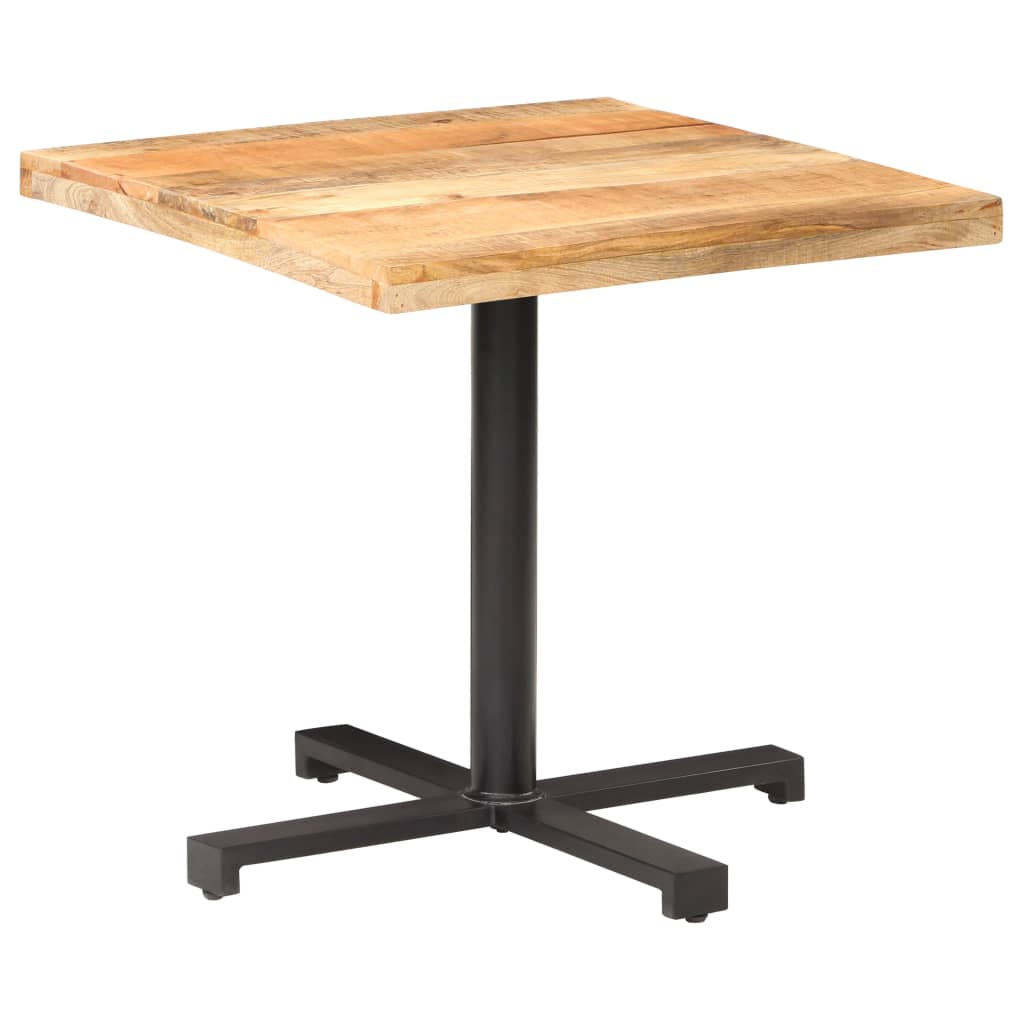 bistrobord 80x80x75 cm firkantet ru mangotræ
