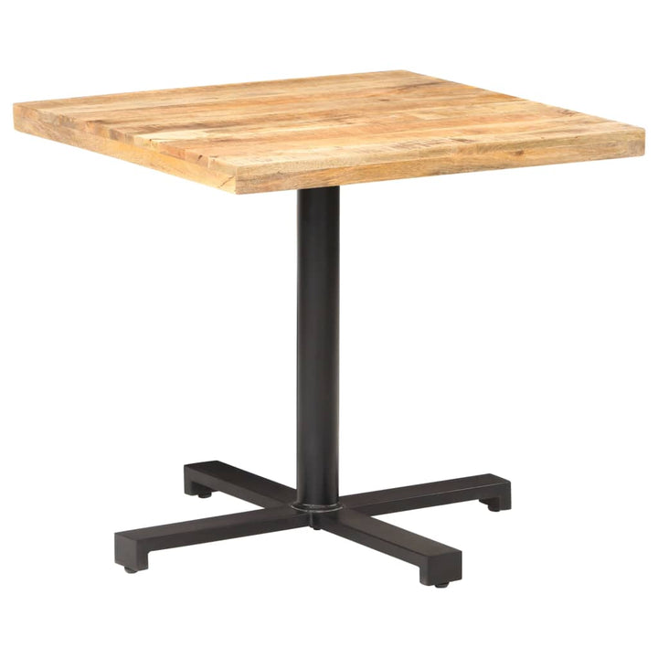 bistrobord 80x80x75 cm firkantet ru mangotræ