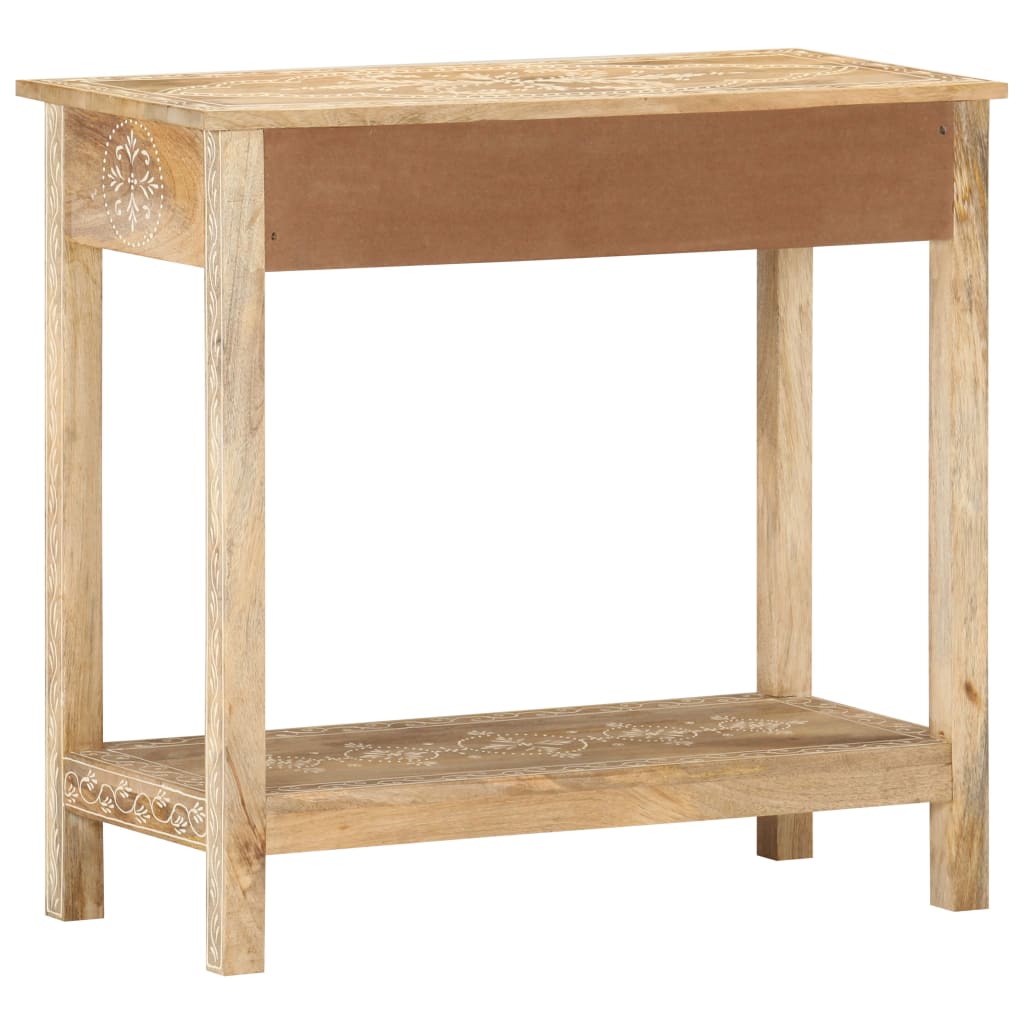 konsolbord 80x35x74 cm massivt mangotræ
