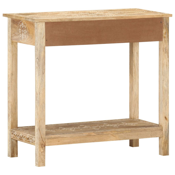 konsolbord 80x35x74 cm massivt mangotræ