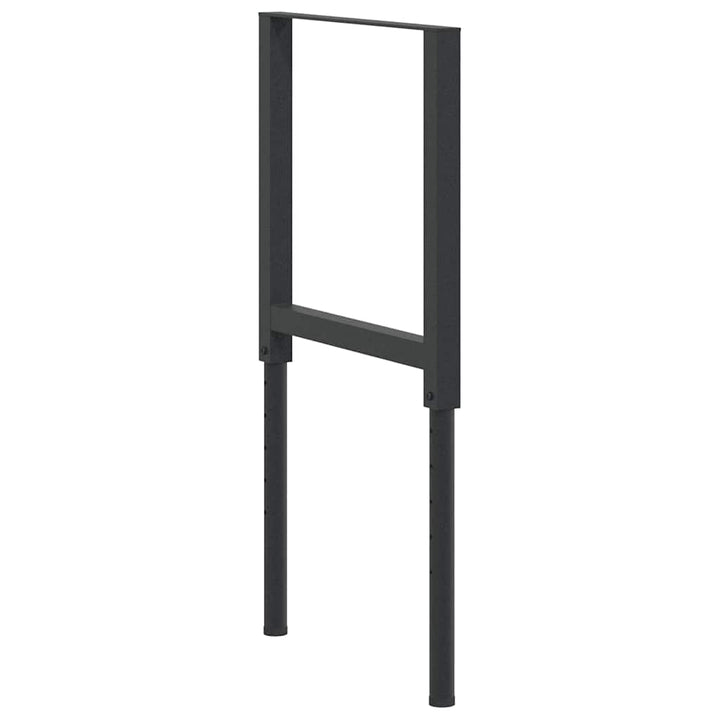 stel til arbejdsbænk 2 stk. 55x(69-95,5) cm metal sort