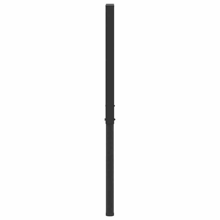 stel til arbejdsbænk 2 stk. 55x(69-95,5) cm metal sort