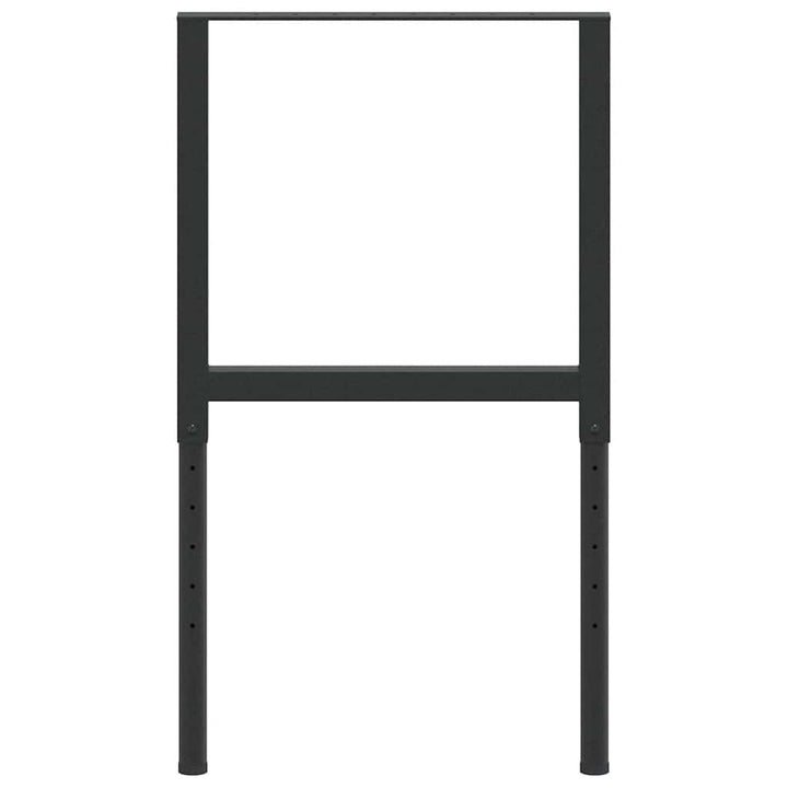 stel til arbejdsbænk 2 stk. 55x(69-95,5) cm metal sort