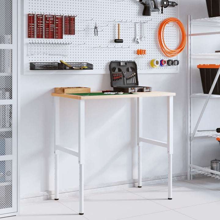 stel til arbejdsbænk 2 stk. 55x(69-95,5) cm metal grå
