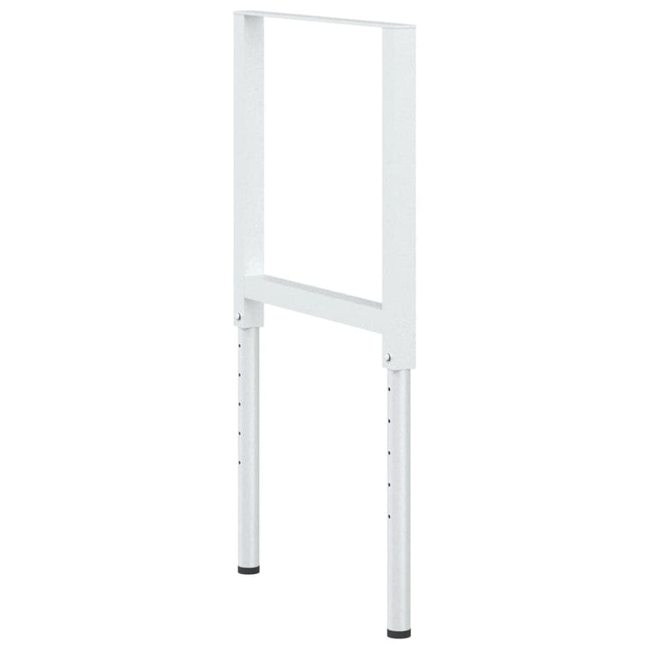 stel til arbejdsbænk 2 stk. 55x(69-95,5) cm metal grå