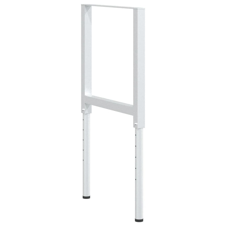 stel til arbejdsbænk 2 stk. 55x(69-95,5) cm metal grå