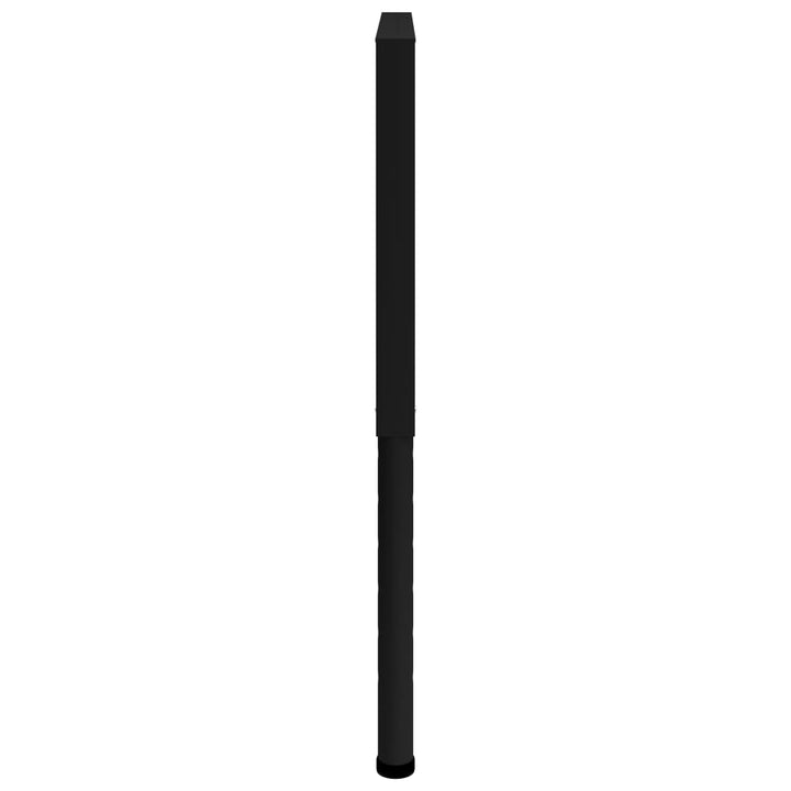 stel til arbejdsbænk 2 stk. 85x(69-95,5) cm metal sort