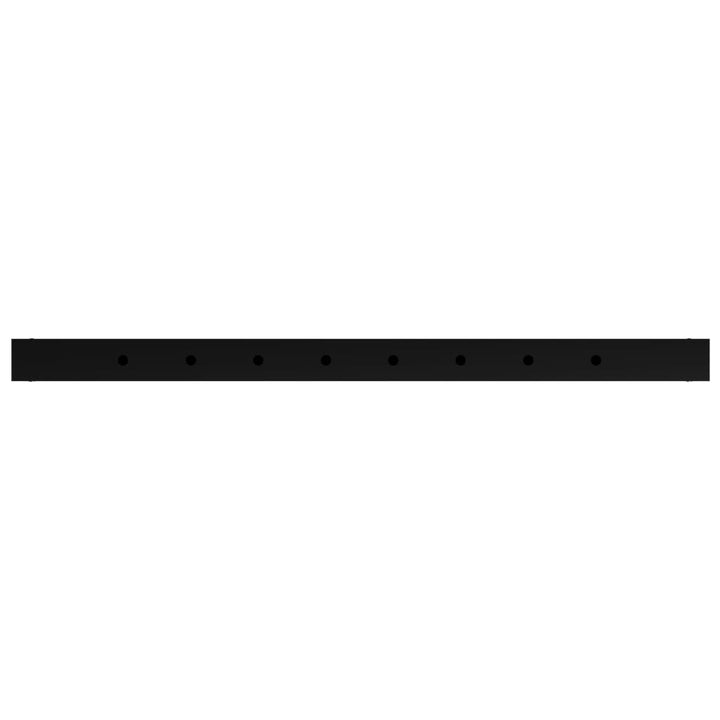 stel til arbejdsbænk 2 stk. 85x(69-95,5) cm metal sort