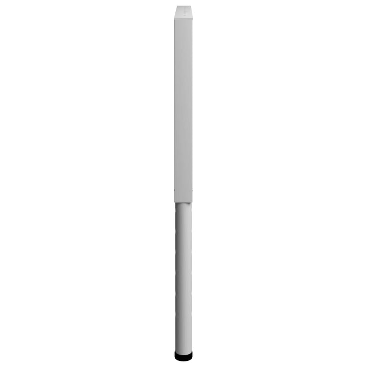 stel til arbejdsbænk 2 stk. 85x(69-95,5) cm metal grå