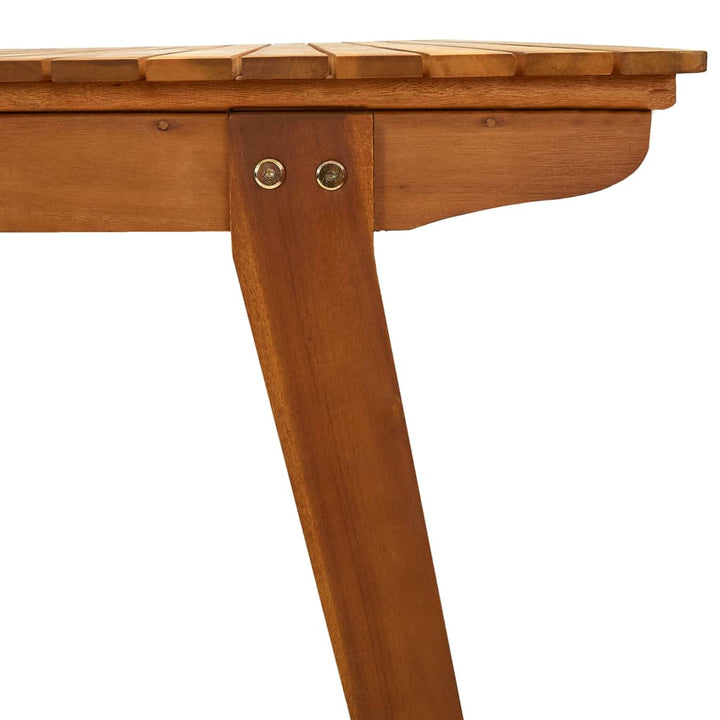 havebord 201,5x100x75 cm massivt akacietræ