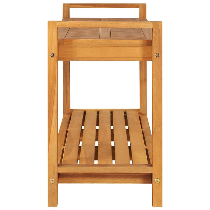 bænk 120 cm massivt teaktræ