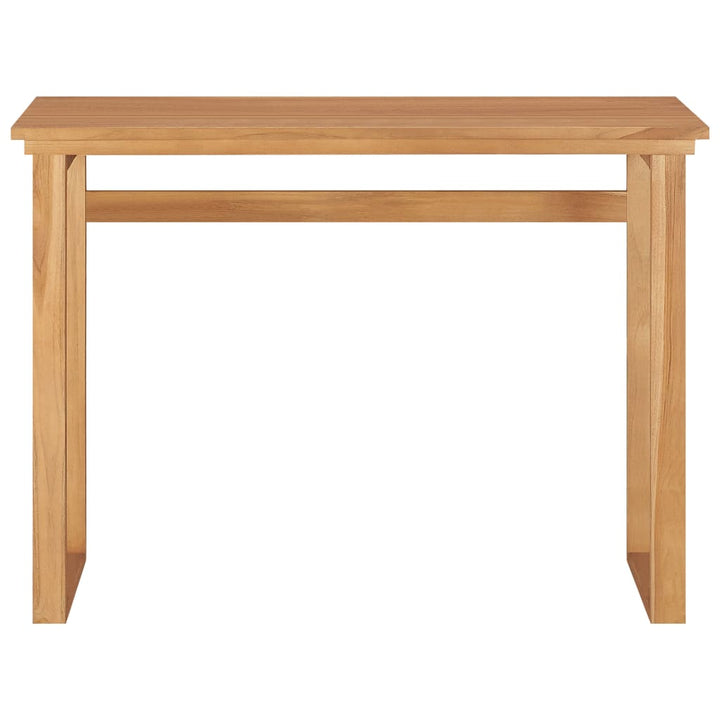 skrivebord 100x45x75 cm massivt teaktræ