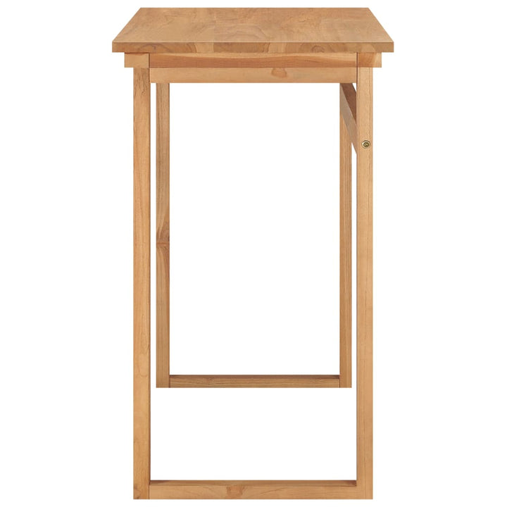 skrivebord 100x45x75 cm massivt teaktræ
