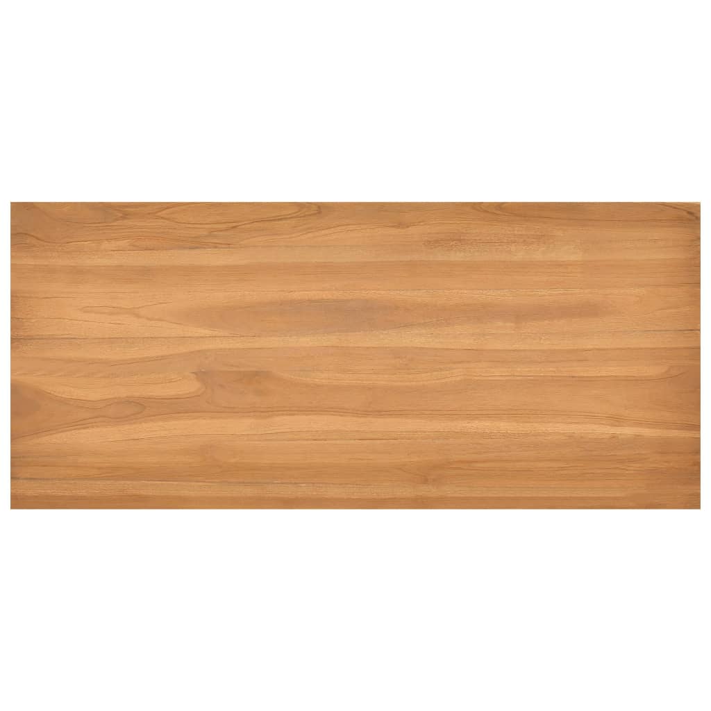 skrivebord 100x45x75 cm massivt teaktræ