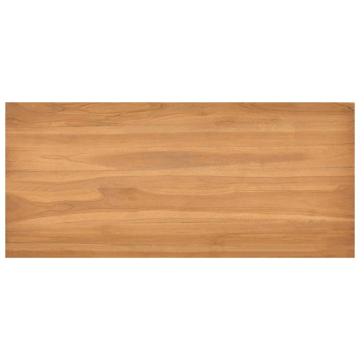 skrivebord 100x45x75 cm massivt teaktræ