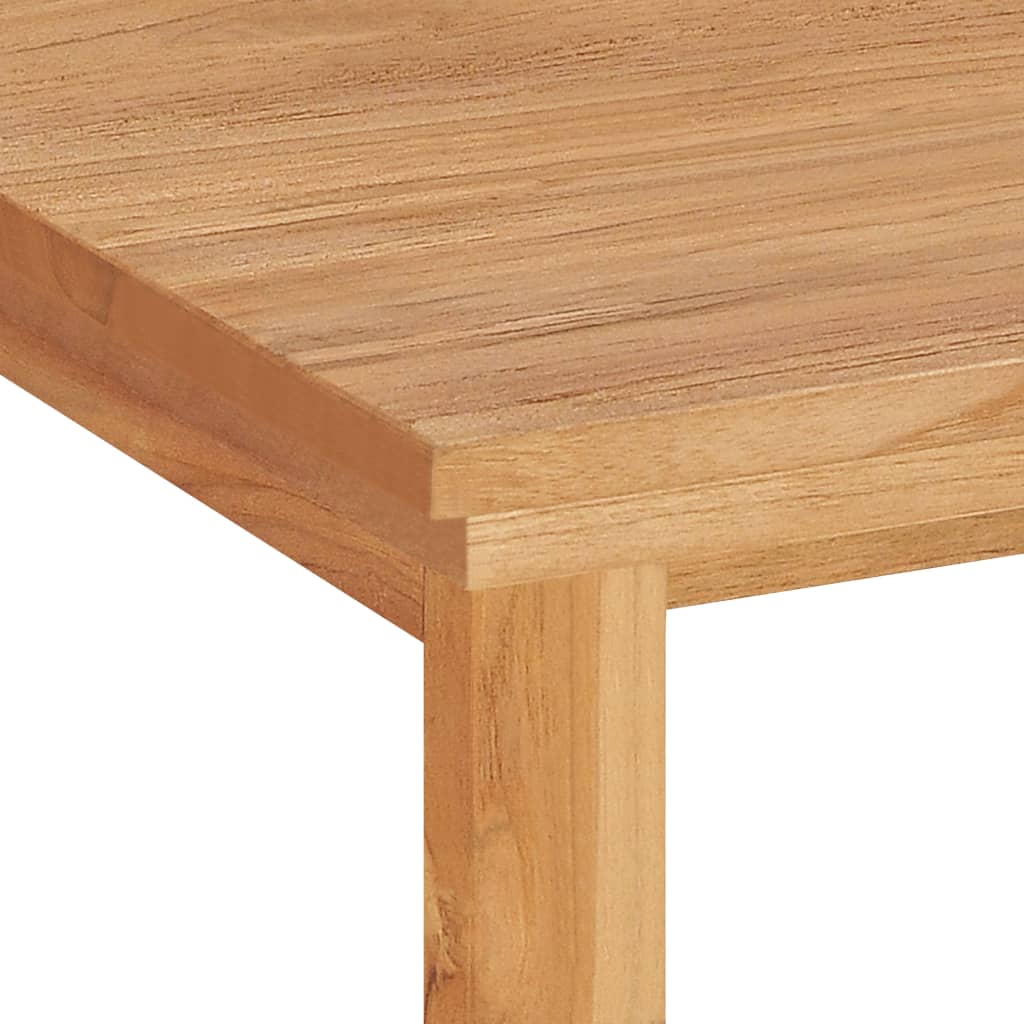 skrivebord 100x45x75 cm massivt teaktræ