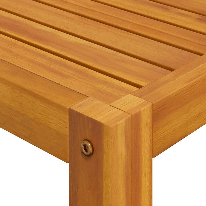 sofasæt til haven 2 dele med hynde massivt akacietræ