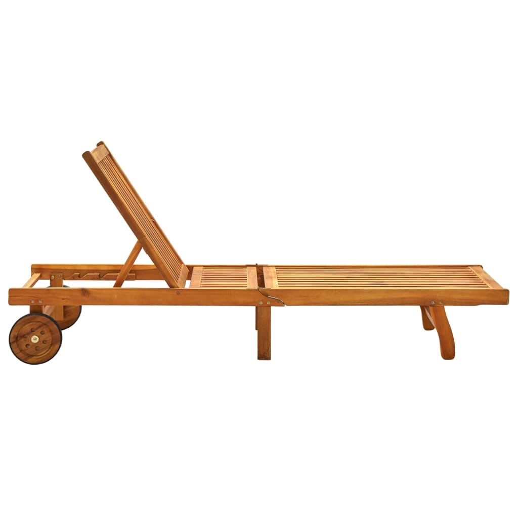 liggestol massivt akacietræ