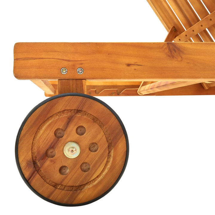 liggestol massivt akacietræ