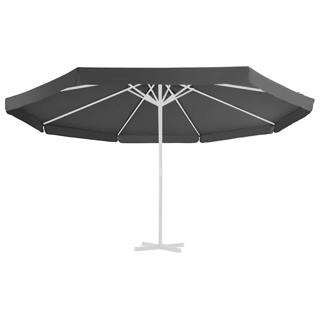 udskiftningsdug til parasol 515 cm antracitgrå