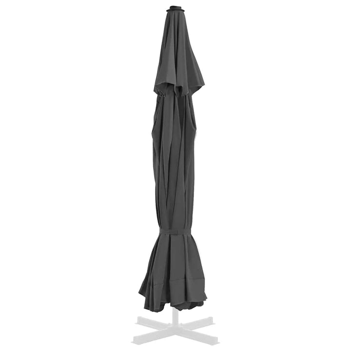 udskiftningsdug til parasol 515 cm antracitgrå