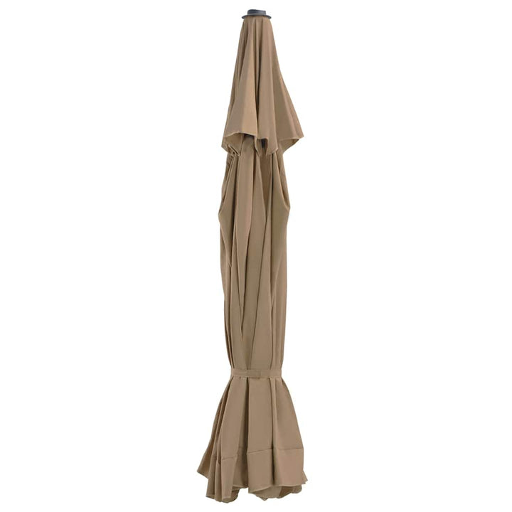 udskiftningsdug til parasol 515 cm gråbrun