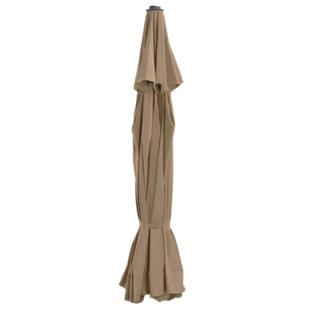 udskiftningsdug til parasol 515 cm gråbrun
