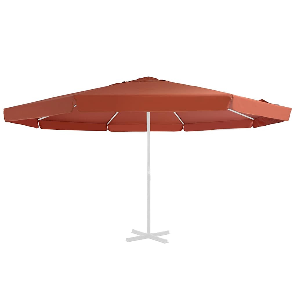 udskiftningsdug til parasol 515 cm terracottafarvet