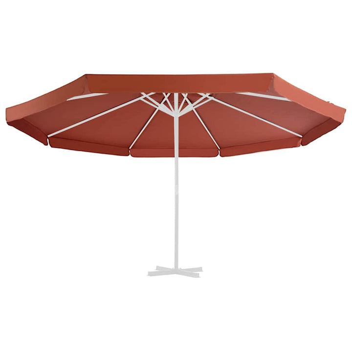 udskiftningsdug til parasol 515 cm terracottafarvet