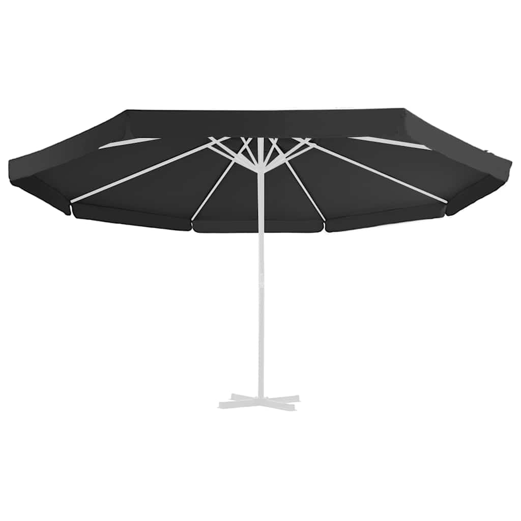 udskiftningsdug til parasol 515 cm sort