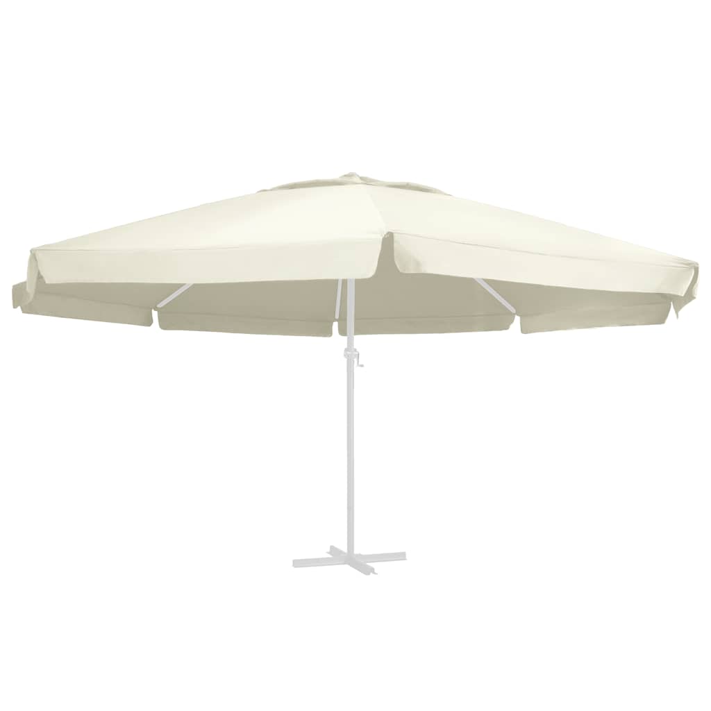udskiftningsdug til parasol 610 cm sandfarvet