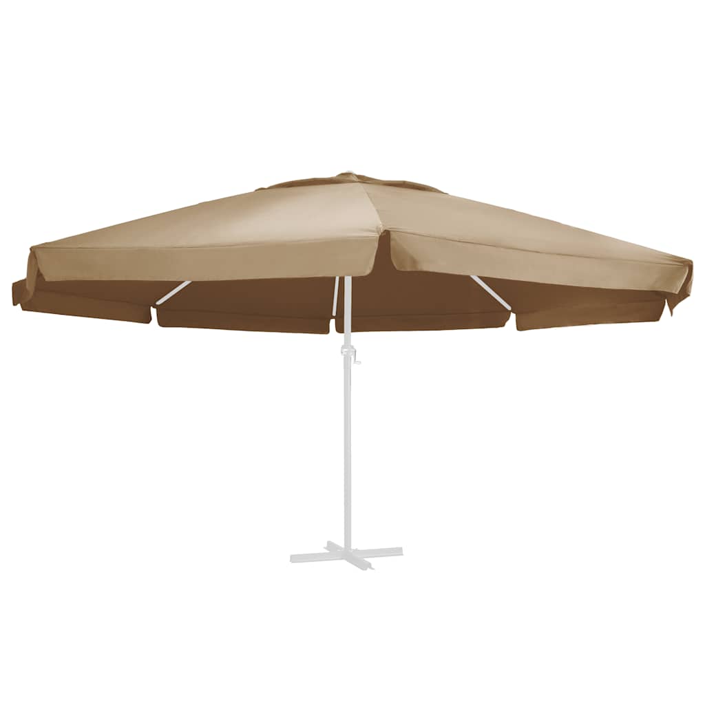 parasoldug 610 cm gråbrun