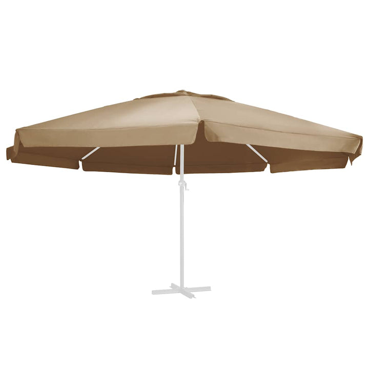 parasoldug 610 cm gråbrun