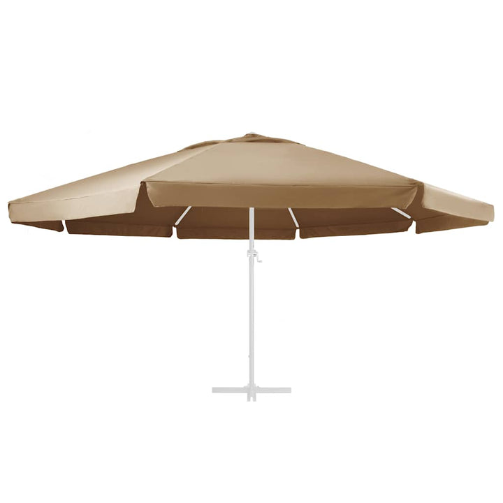 parasoldug 610 cm gråbrun