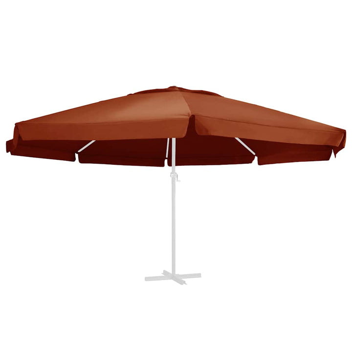 parasoldug 610 cm terracottafarvet