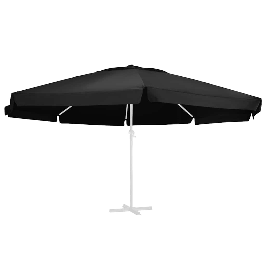 udskiftningsdug til parasol 610 cm sort