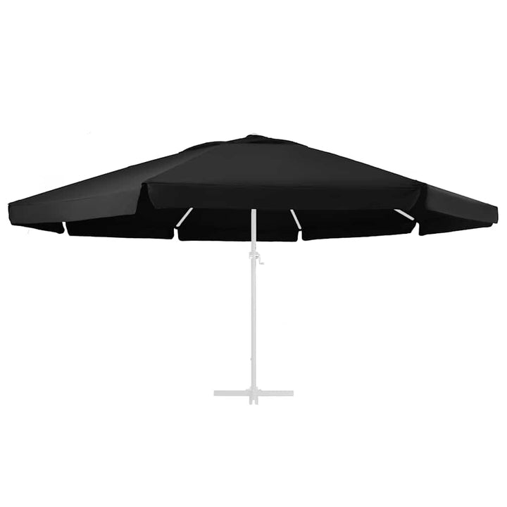 udskiftningsdug til parasol 610 cm sort