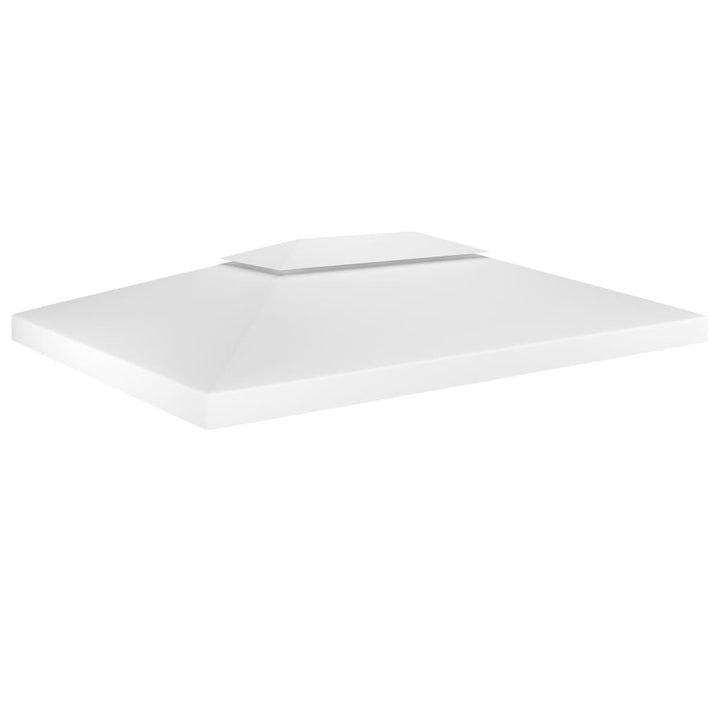 pavillontopdække i 2 lag 4x3 m 310 g/m² hvid
