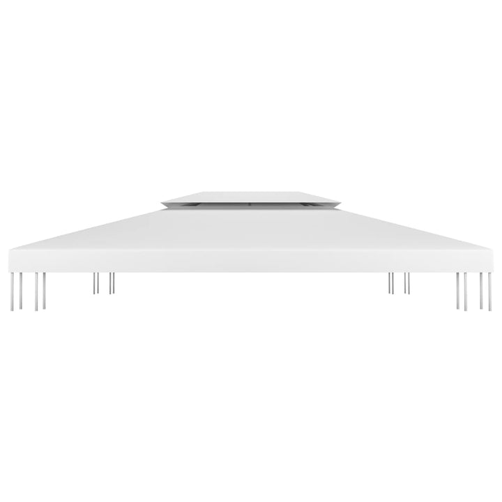 pavillontopdække i 2 lag 4x3 m 310 g/m² hvid