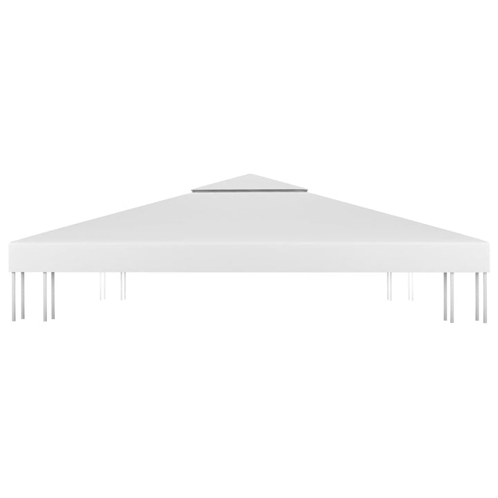 pavillontopdække i 2 lag 4x3 m 310 g/m² hvid