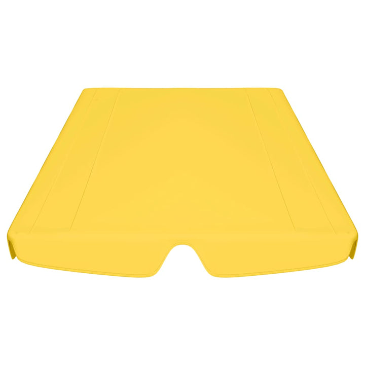 baldakin til havegynge 188/168x145/110 cm gul