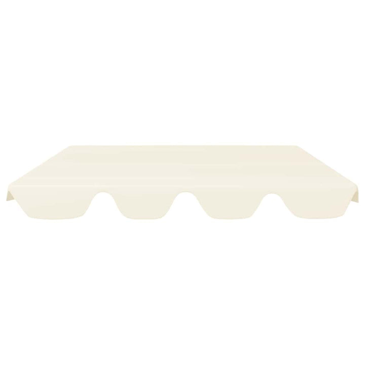 baldakin til havegynge 150/130x105/70 cm cremefarvet