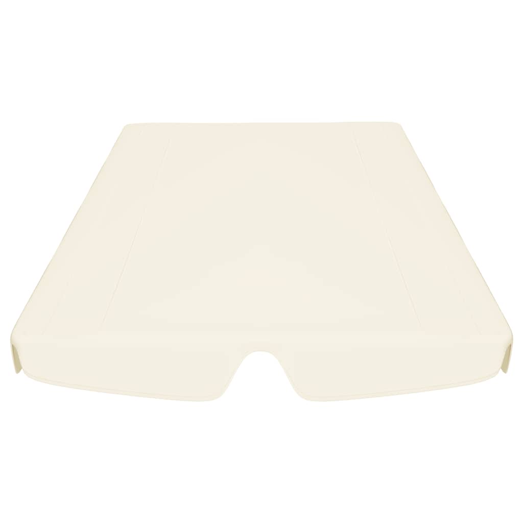 baldakin til havegynge 150/130x105/70 cm cremefarvet