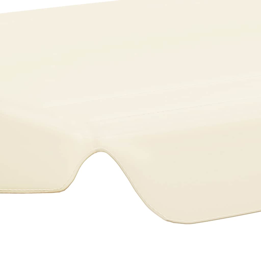 baldakin til havegynge 150/130x105/70 cm cremefarvet