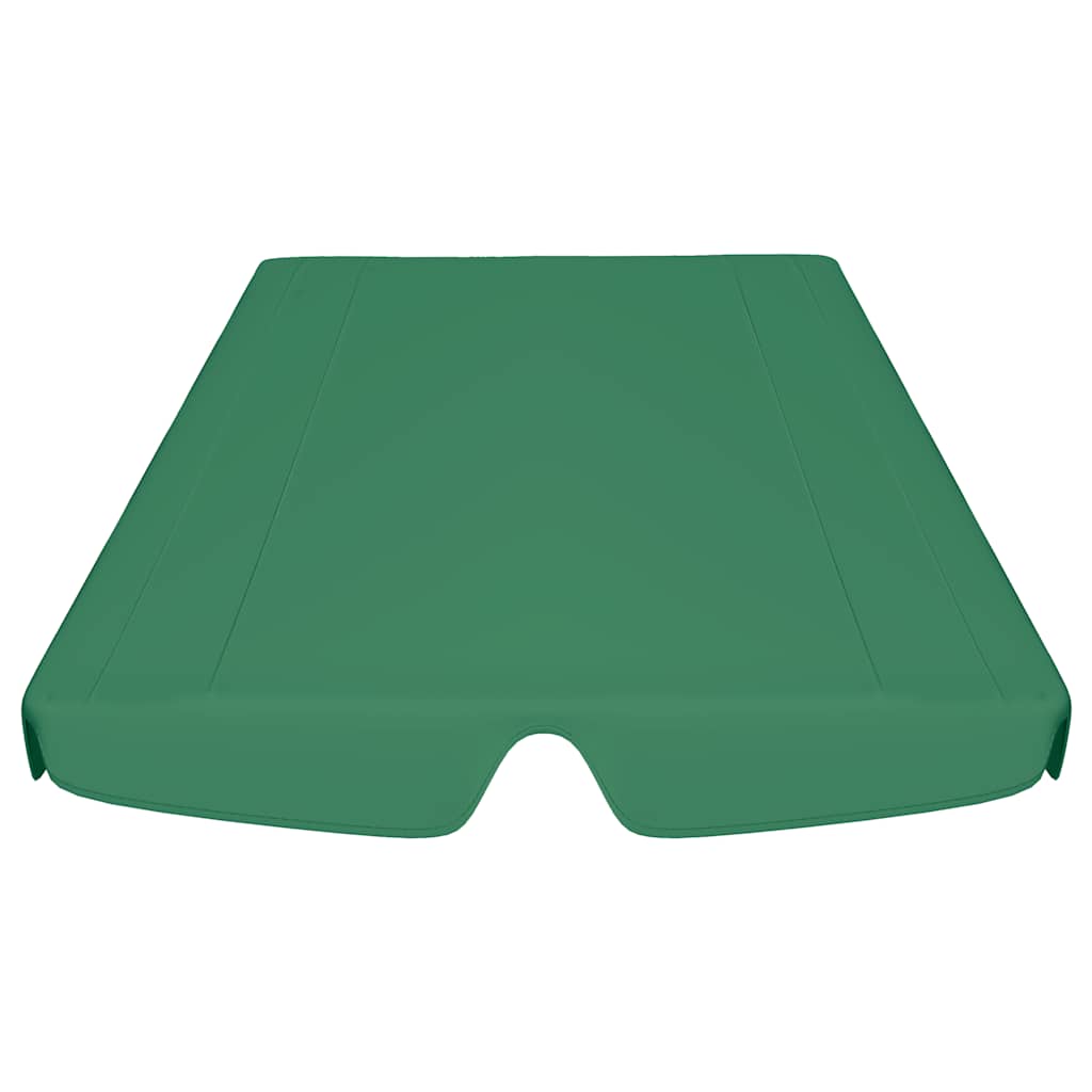 baldakin til havegynge 150/130x105/70 cm grøn