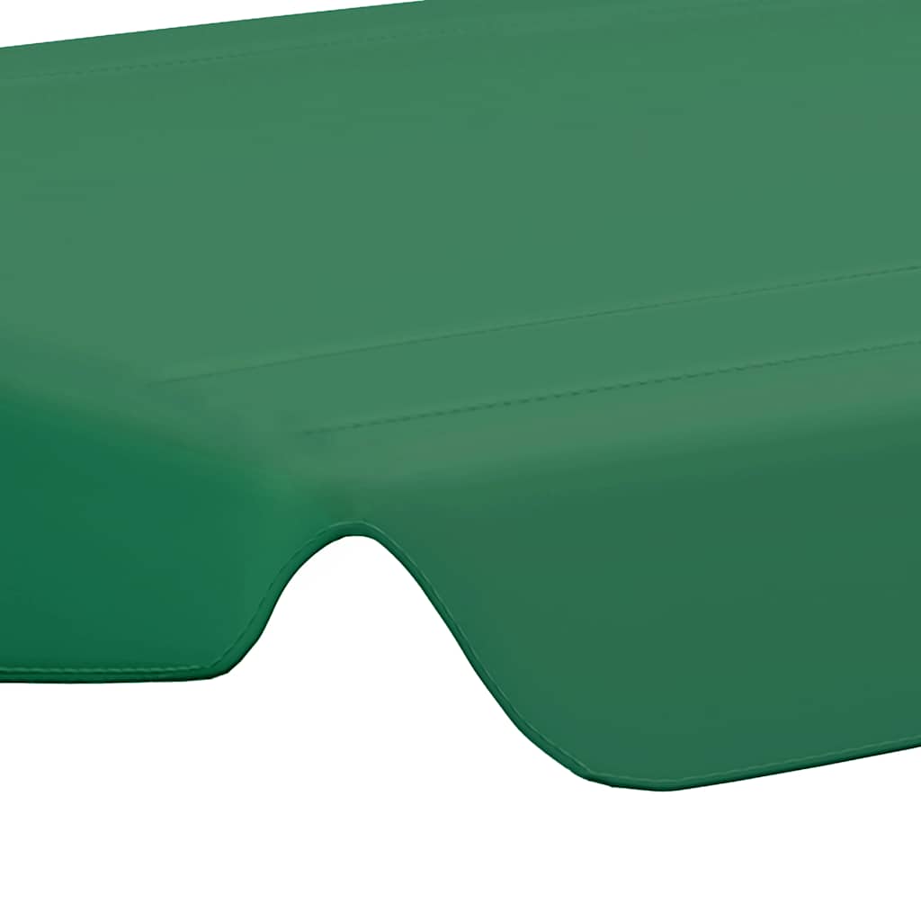 baldakin til havegynge 150/130x105/70 cm grøn